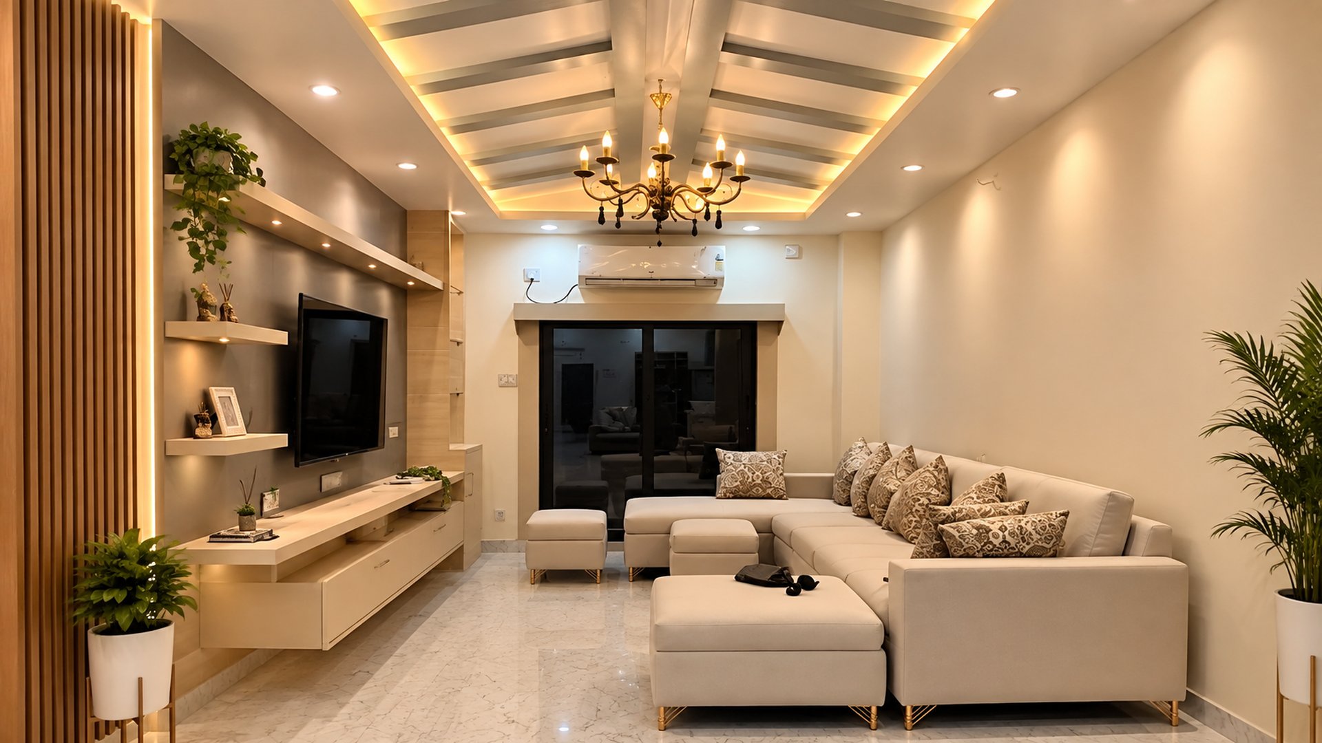 Home wide angle photo realistic interior shot of a mod wordpress 1920x1080